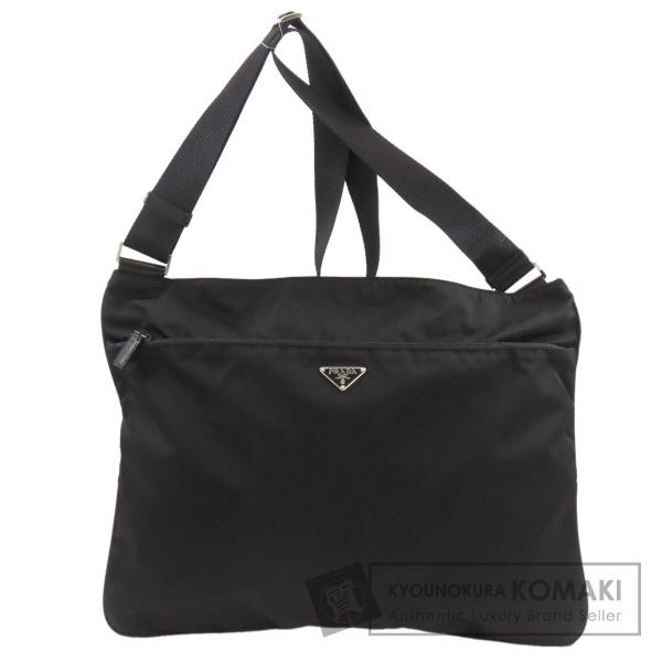 PRADA（プラダ） ロゴ金具 ショルダーバッグ ナイロン素材 レディース
