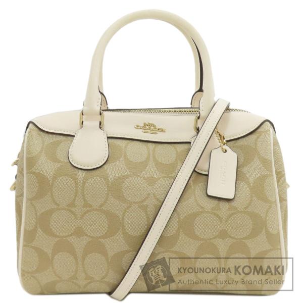 COACH（コーチ） F32203 シグネチャー 2WAY ハンドバッグ PVC