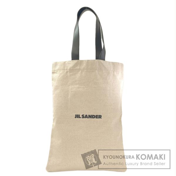 Jil Sander ジル・サンダー ロゴ トートバッグ キャンバス レディース