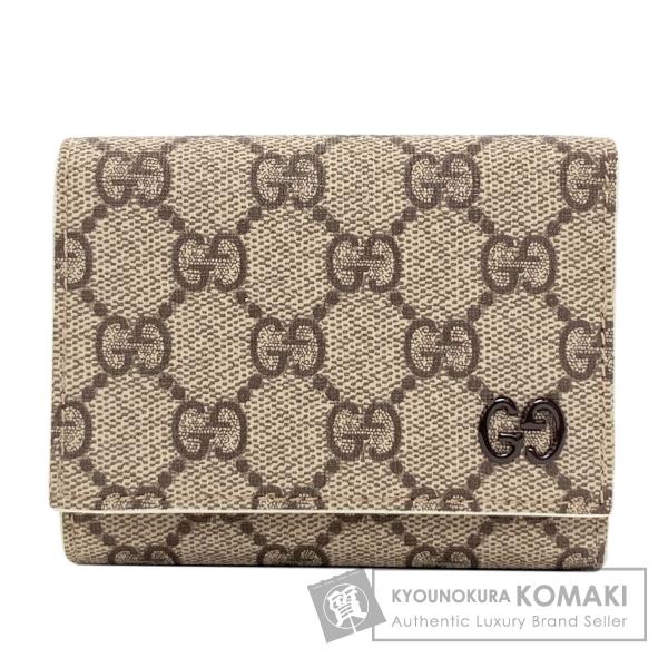GUCCI グッチ　財布　(小銭入れ) GUCCI（グッチ） 769225 GGスプリーム 三つ折り財布（小銭入れあり