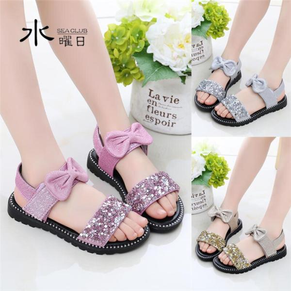 水曜日seaclub サンダル キッズ サンダル 女 女の子 子供 子ども リボン ビーチサンダル 17 22cm マジックテープ 脱着便利 かわいい おしゃれ 歩きやすい Buyee Buyee 日本の通販商品 オークションの代理入札 代理購入