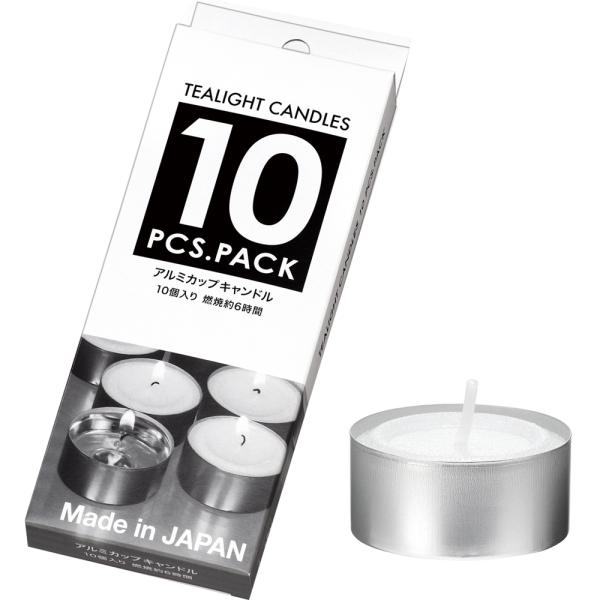 サイズ：本体サイズ/φ３８×Ｈ２０ｍｍ、箱サイズ/Ｗ７８×Ｌ１９２×Ｈ２２ｍｍ重量：171 (g)素材・材質：パラフィン、アルミカップ生産国：日本※燃焼時間：約６時間（燃焼時間は無風・気温２０〜２８度前後の環境下における平均値です。湿度・気...