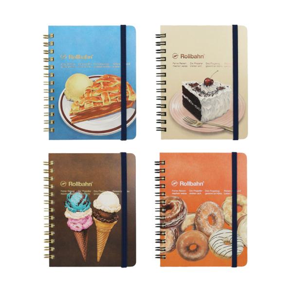 サイズ：横111×縦138×厚み15mm素材・材質：紙生産国：日本※120ページ/5mm方眼/切離しミシン目付き/PPポケット5枚付き甘い香りがただよってきそうな、アメリカンスイーツをモチーフにしたロルバーン ポケット付メモ。2024年版ダ...