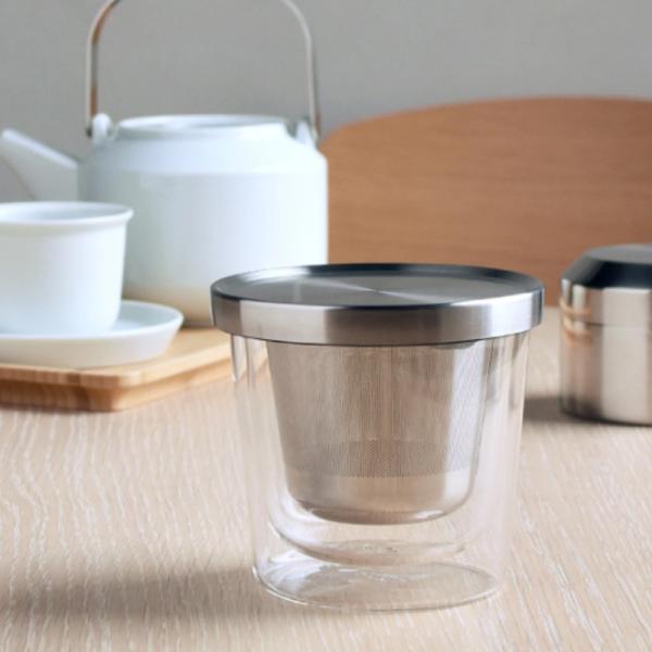 KINTO Lg[ LEAVES TO TEA LT _uEH[ eB[Jbv 260ml Xg[i[ Wt