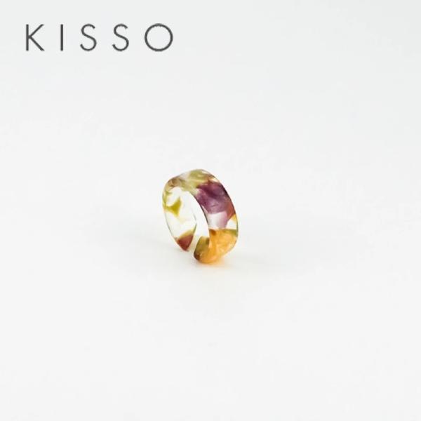キッソオ ピンキーリング C04 フラワーイエロー 鯖江 KISSC