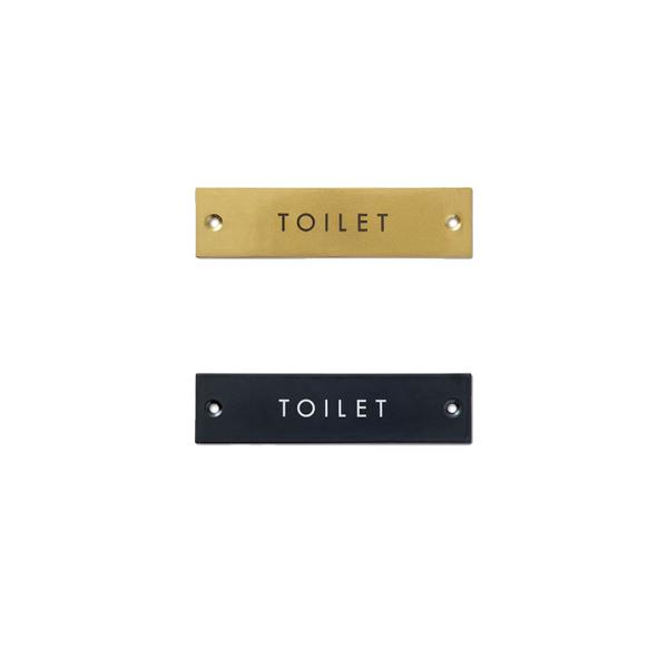 サインプレート TOILET ドアプレート ドアプレート 幅１２ｃｍ
