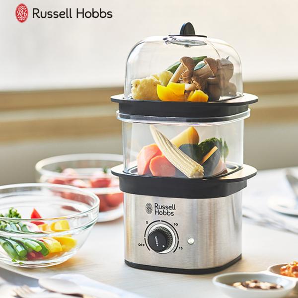 【新品未使用】Russell Hobbs ミニスチーマー Russell Hobbs｜ミニスチーマー/クイックミニスチーマー 【お取り寄せ