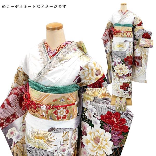 成人式用の振り袖 絹100%