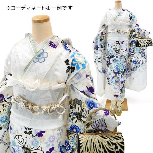 きものヱビス□振袖☆正絹/新古典/成人式/卒業式/結婚式/身丈171/裄67