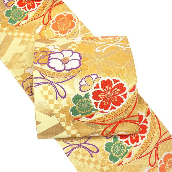セール】52.000円→29.700円 仕立て付き 振袖用 袋帯 絹 成人式 結婚式