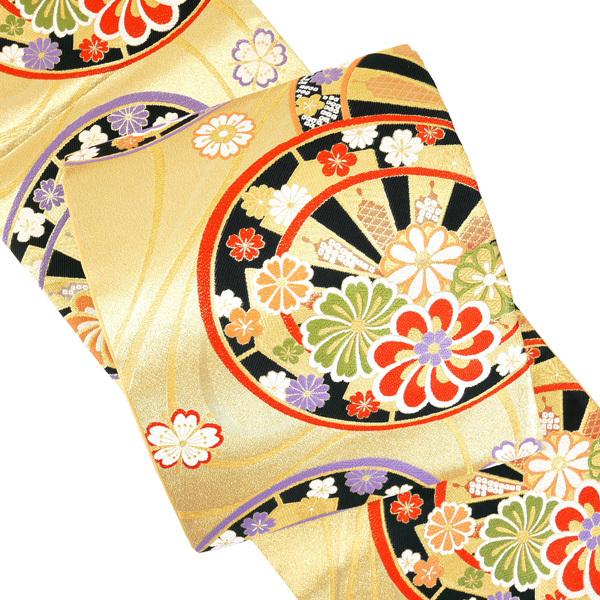 セール】52.000円→29.700円 仕立て付き 振袖用 袋帯 絹 成人式 結婚式