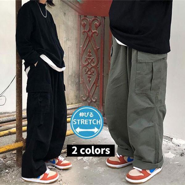 カーゴパンツ メンズ ミリタリー ワークパンツ ワイドパンツ チノパン B系 太め 極太 大きいサイズ ウエストゴム ゆったり おしゃれ アメカジ 03apr21ngzk14 協和屋 通販 Yahoo ショッピング