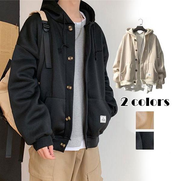 パーカー メンズ ジャケット ライトアウター 長袖 フード付き ブルゾン トップス ボタンパーカー スウェット ジャージー 春物 秋物 おしゃれ 03sepnkswy02 協和屋 通販 Yahoo ショッピング