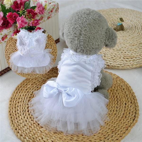 犬 犬服 犬の服 犬用品 ドッグウェア ウェディングドレス ワンピース レース パーティードレス 結婚式 ペットウェア ペットグッズ リボン 15jul19cwhs05 協和屋 通販 Yahoo ショッピング