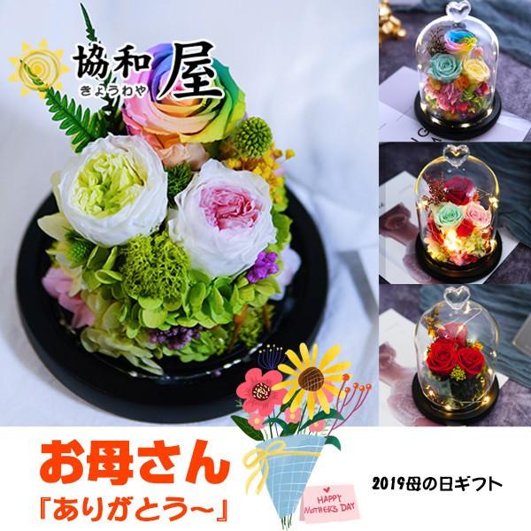 母の日 プリザーブドフラワー フラワーギフト お見舞い 薔薇 あじさい ニゲラジョワ ボヌール ガラス ドーム 誕生日 ガラス ケース プレゼント 19mar09mqjtj10 協和屋 通販 Yahoo ショッピング