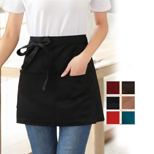 送料無料 エプロン メンズ レディース 制服 カフェエプロン 居酒屋 料理店 ハーフ ショート 撥水 作業用 ポケット 業務用 ソムリエ シンプル 30augwq12 協和屋 通販 Yahoo ショッピング