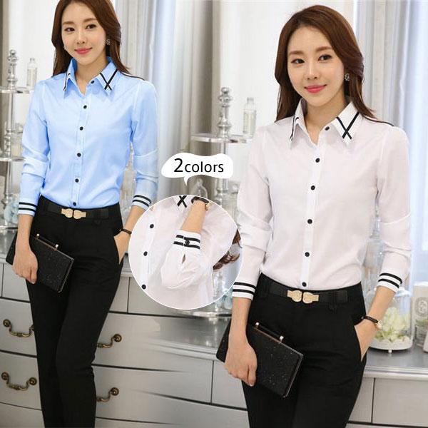 ワイシャツ レディース ブラウス シャツ 長袖 形態安定 仕事 フォーマル 就活 おしゃれ ビジネス 無地 事務服 制服 ホワイト おしゃれ 秋新作 62oct21vzscy03 協和屋 通販 Yahoo ショッピング