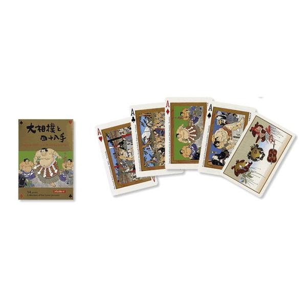 トランプ 和柄 大相撲と四十八手 日本の伝統競技PlayingCards 英語表記