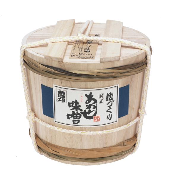 ・二反田醤油  蔵づくり長熟 あわせ味噌 4kg 木樽入　※代金引換不可※二反田醤油店以外の他商品との同梱不可※配送先/北海道・東北・沖縄不可※　九州　大分県