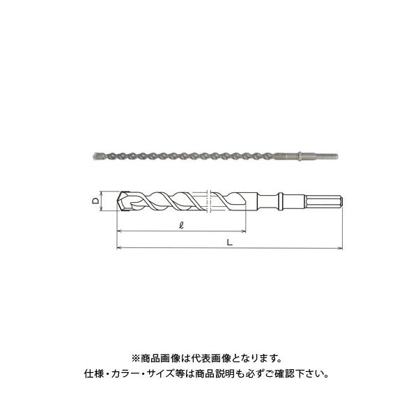 関西工具製作所 六角軸ハンマー・ドリルビット 35.0mm (D) x 505mm (L) 1本 B121050350