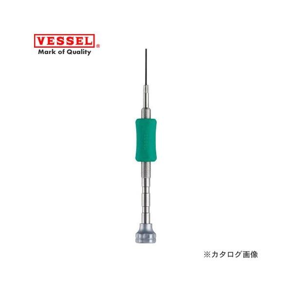 【メーカー】●（株）ベッセル【特長】●六角（ヘックス）ドライバーです。●クッショングリップはハンドルを自在にスライドできるので、使いやすいお好みの位置に移動できます。●ローレット加工で細かな回転が行えます。【用途】●精密機器の組み立て・修理...