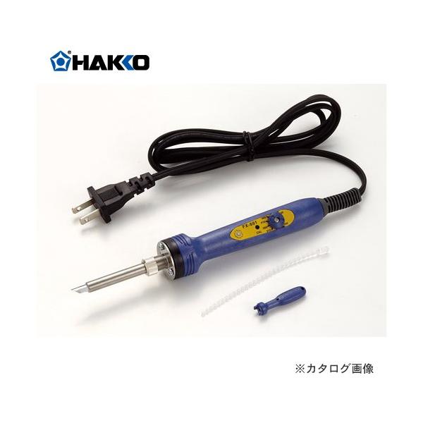 ぱぴこ 白光 HAKKO 高熱容量はんだこて(セラミックヒーター)平型プラグ FX601