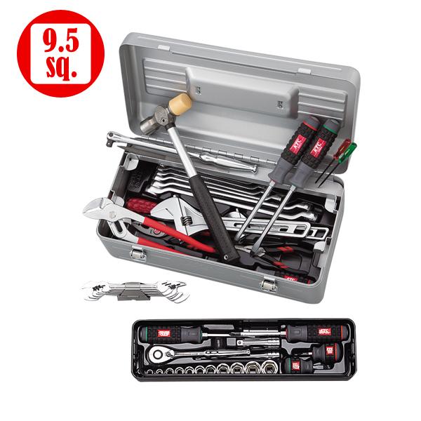 KTC KTC SK3482S 9.5sq. 工具セット (片開きメタルケースタイプ) [48点