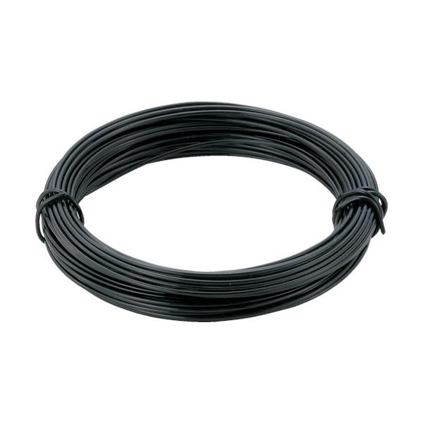 【メーカー】●トラスコ中山（株）【仕様】●被覆色：黒●番手(#)：18●線径(mm)：1.2●線芯(mm)：0.9●長さ(m)：10●使用荷重(kgf)：6【材質・仕上げ】●なまし鉄線●表面処理:ビニール被覆【質量】●54.000G