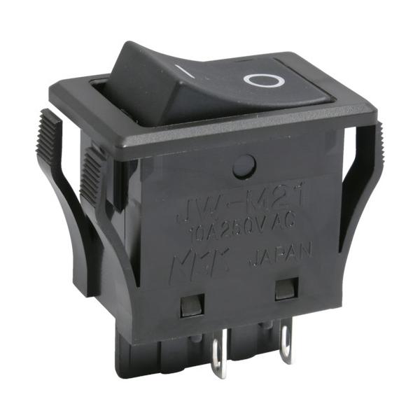 NKKスイッチズ ロッカスイッチ JW-Mシリーズ 2極 ON-OFF JW-M21RKK