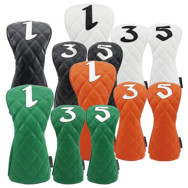 ヘッドカバー セット ドライバー ウッド カバー ゴルフ 防水仕様 440cc