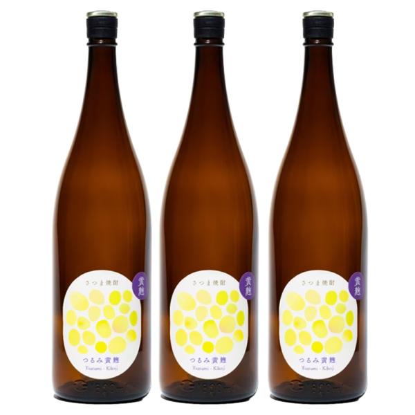鶴見黄麹 25°1800ml 3本セット 大石酒造