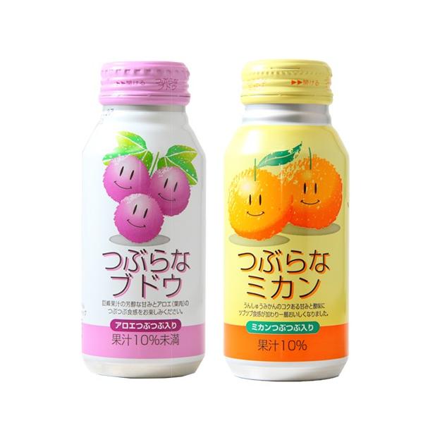 つぶらなミカンとつぶらなブドウ 190×2箱 60本 ミカン1箱 ブドウ1箱