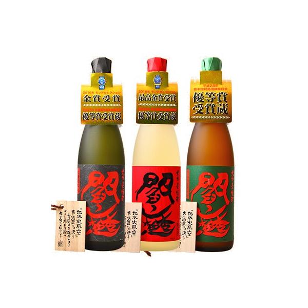 閻魔＆黒閻魔＆常圧蒸留閻魔 720ml 箱付 包装無料 老松酒造