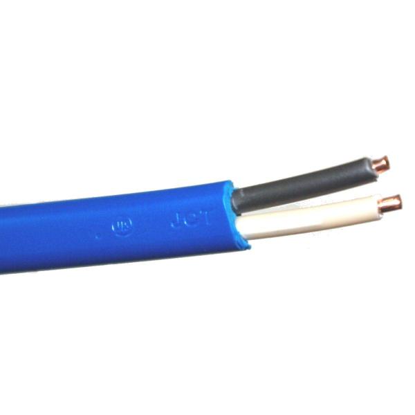 青い VVF 2ミリ2心【1m 切断販売】第1種 第2種電気工事士 技能試験用