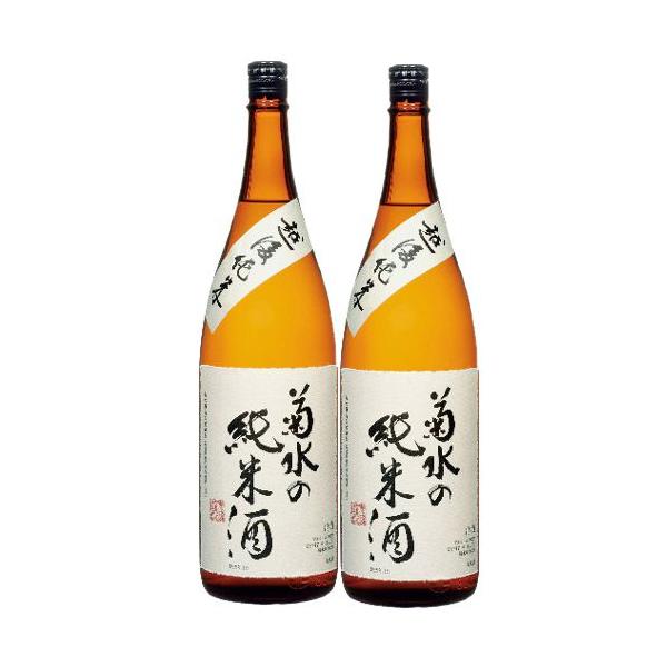 菊水の純米酒　(旨口)1800ml瓶×2本[菊水酒造/新潟県]