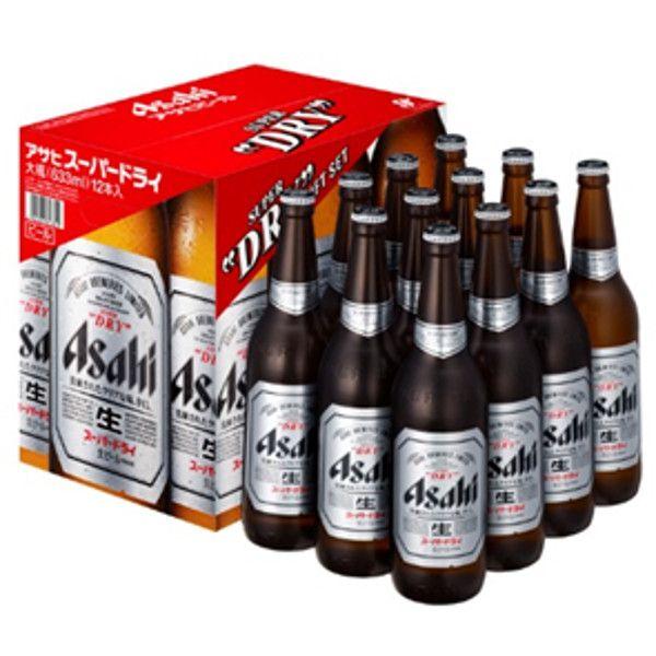 アサヒ　スーパードライ　瓶ビール　633ml　大瓶　19本 ケース付き アサヒ スーパードライ 瓶ビール 633ml 大瓶 19本 ケース付き