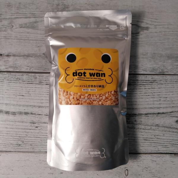 ドットわん フリーズドライ ひきわり納豆 120g メール便送料無料 ポイント消化 500商品券消化 使える 爆買