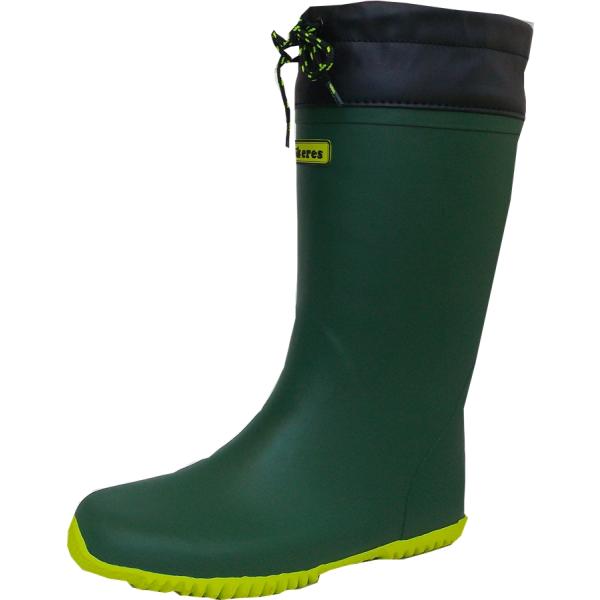 福山ゴム ノーカーズ#3 ダークグリーン紳士長靴（完全防水)ブーツ　22-28ｃcm