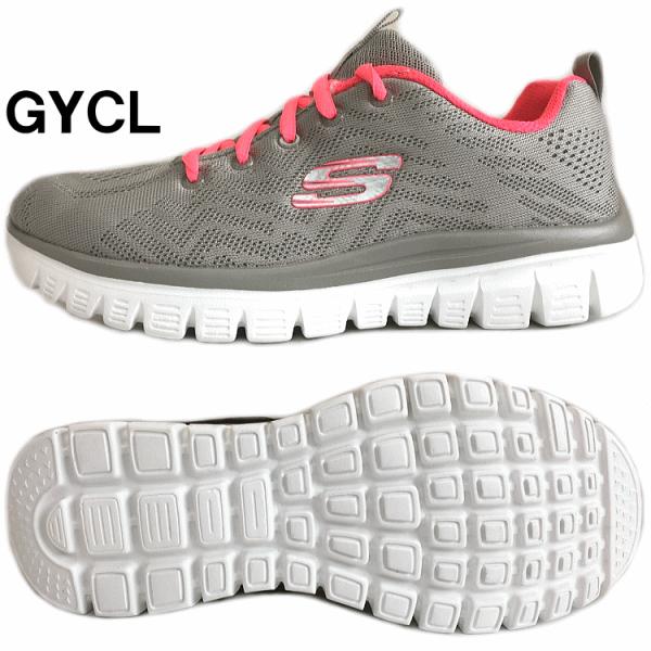 SKECHERS スケッチャーズ GRACEFUL GET CONNECTED レディース スニーカー 12615 BLACK/WHITE GYCL NVHP /【Buyee】 \