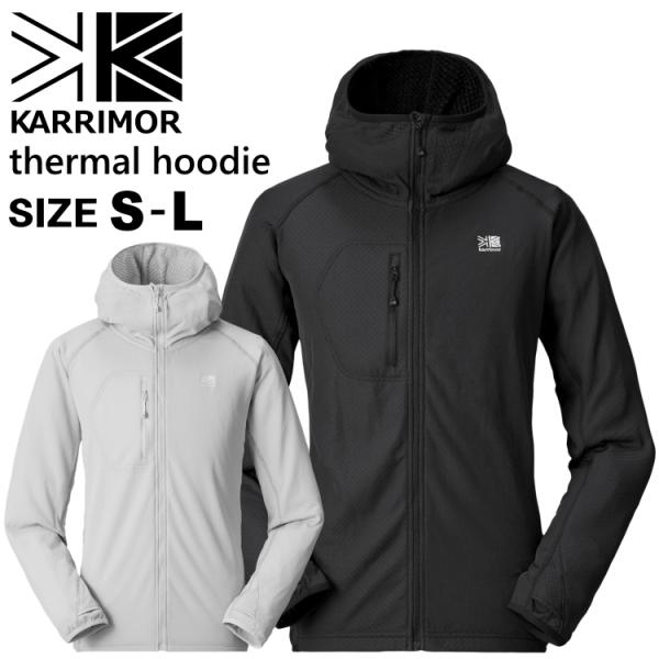 [新品] カリマー 速乾/軽量/防臭 オクタ サーマル ジップ フーディ L Karrimor（カリマー） ミドラー オクタ Octa thermal hoodie サーマル
