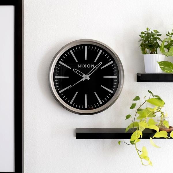 NIXON ニクソン 掛け時計 おしゃれ 音がしない ブランド 掛時計 Sentry