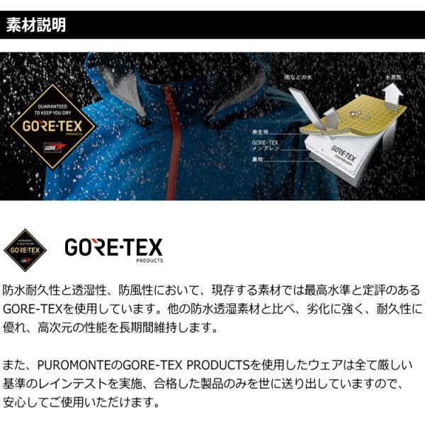 PUROMONTE（プロモンテ） レインウェア ゴアテックス 上下 GORE-TEX