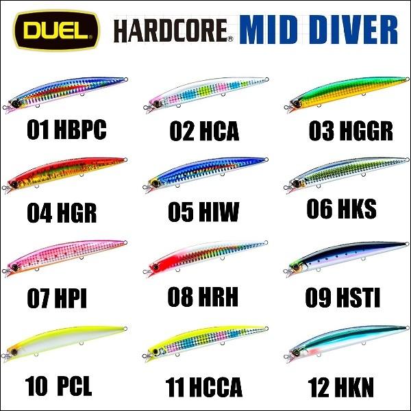 DUEL（デュエル） ハードコア ミッドダイバー F 95 14g F1191 ソルト