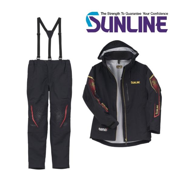 サンライン ディアプレックス オールウェザースーツ S M L LL ゴールド