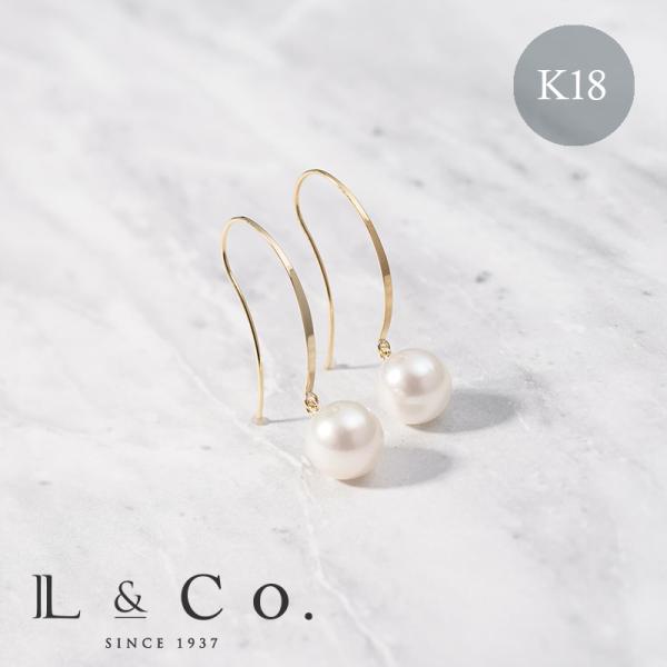 Jewel closet by L&Co. ピアス レディース パール アコヤ真珠 一粒 8mm  