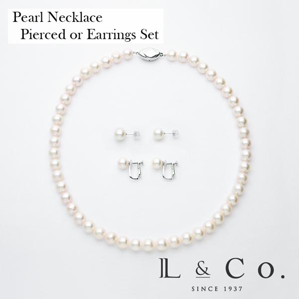 Jewel closet by L&Co. 真珠 パール アコヤ真珠 ネックレス ピアス 