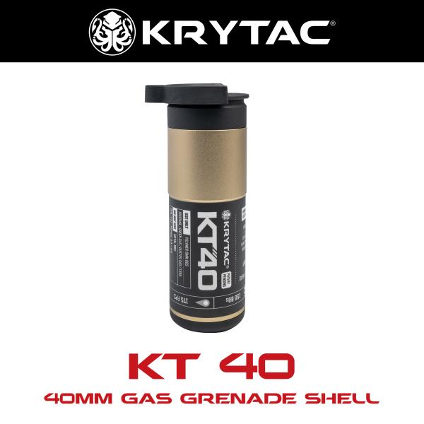 LayLax KRYTAC ガスグレネードシェル KT40 40MM Gas Grenade Shell 