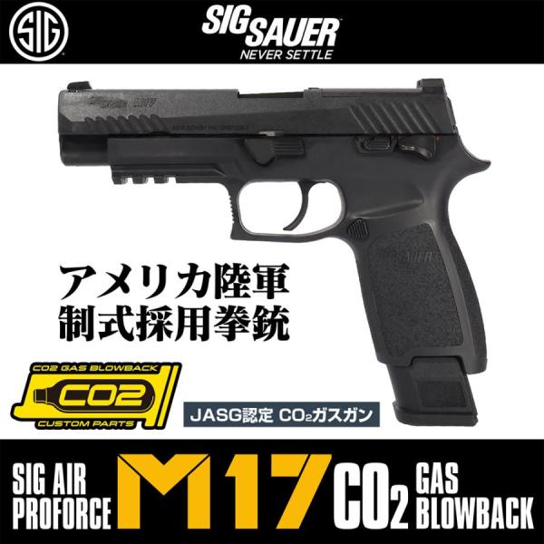 SIG SAUER ProForce M17 CO2 GBB CO2ガスガン本体 BLACK ブラック /対象年齢18歳以上