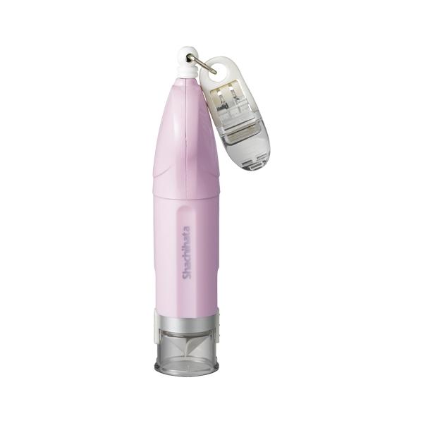 他サイト： A-4974052538124 シヤチハタ キャップレス９リール式　ペールピンクの商品画像