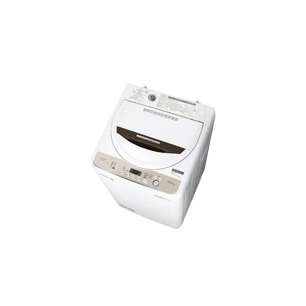 SHARP ES-GE6D-T シャープ 6kg 全自動洗濯機 ブラウン系 SHARP ES-GE6D-T シャープ 6kg 全自動洗濯機 ブラウン系